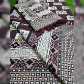 Multani Bedsheet Set King Size 3Pcs - Design-220